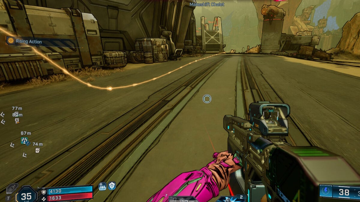 نمایی از گیمپلی اول شخص در دنیای Borderlands 4