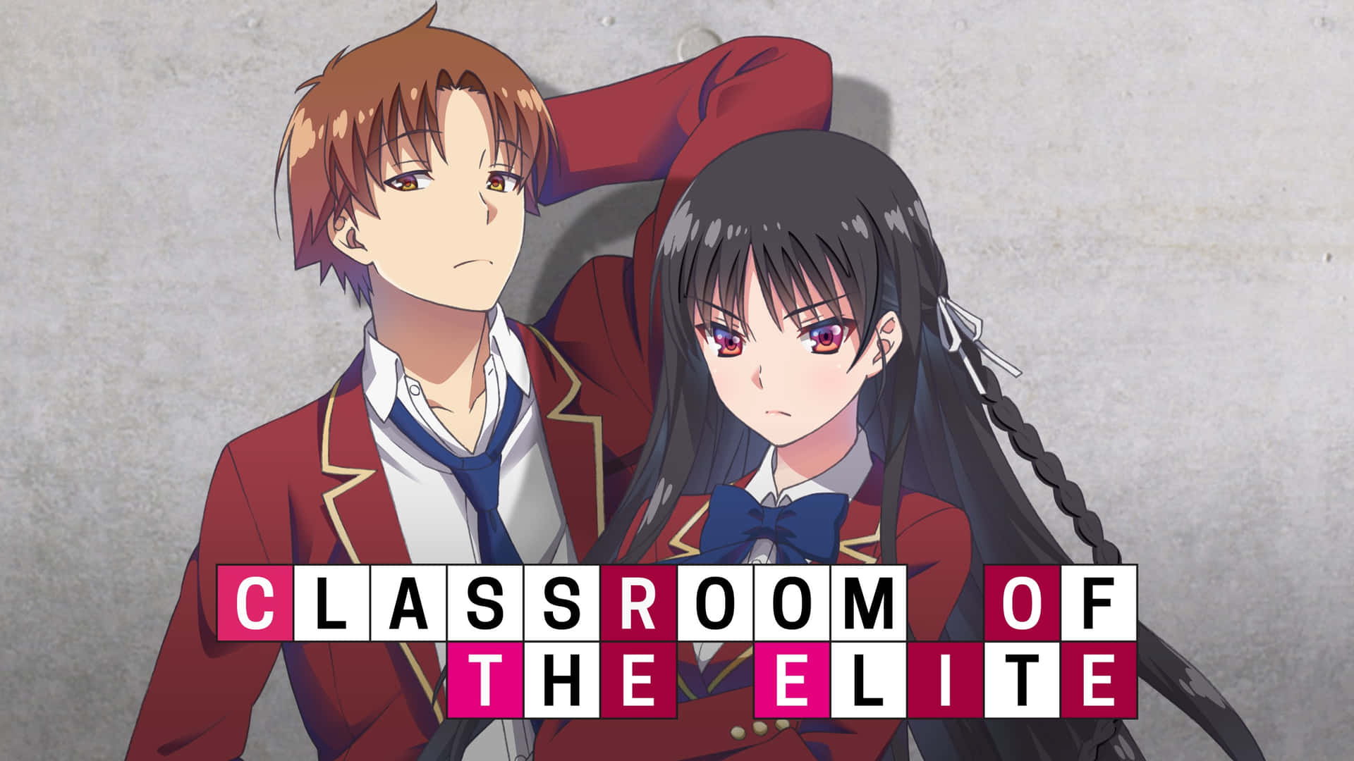 پوستر رسمی انیمه Classroom of the Elite