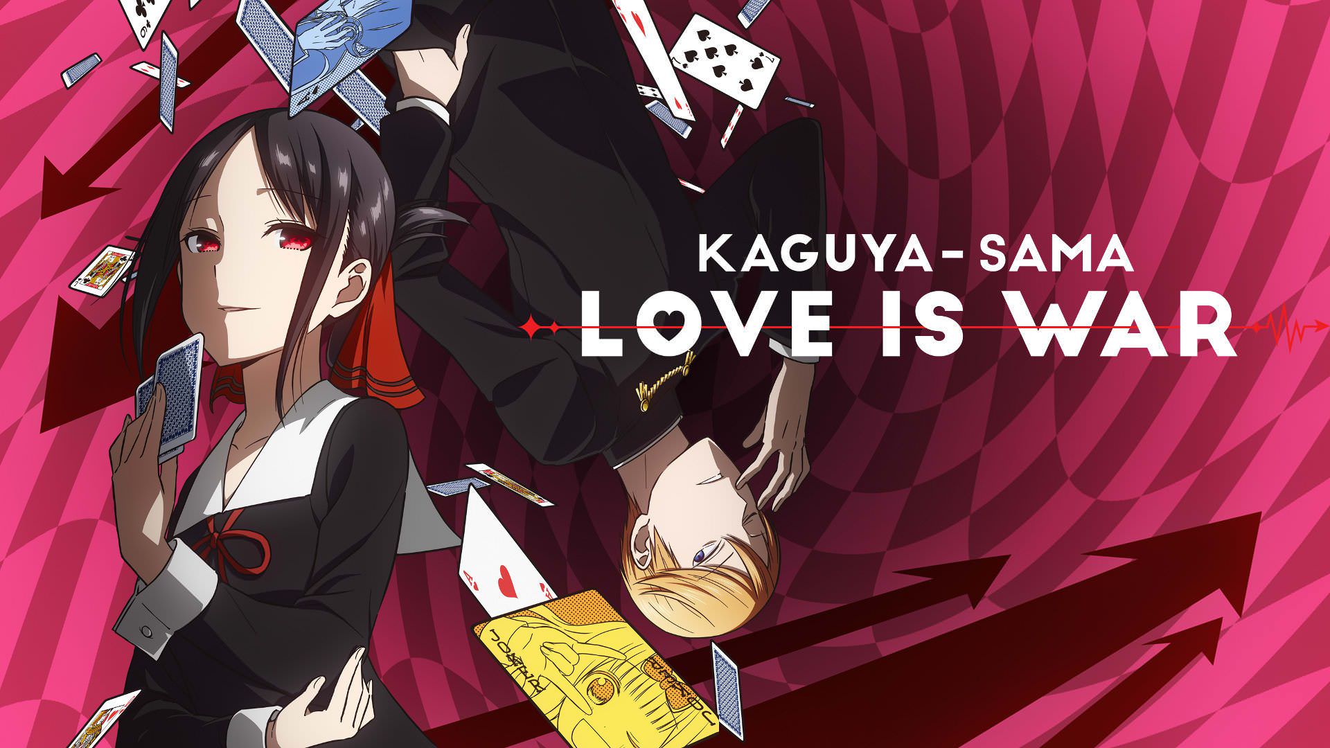 پوستر رسمی انیمه Kaguya-sama: Love is War
