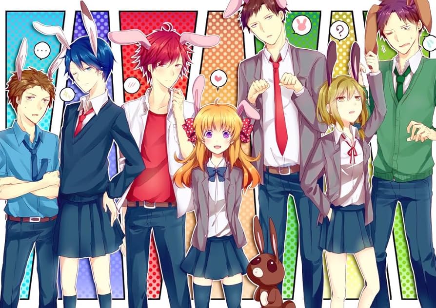پوستر رسمی انیمه Monthly Girls' Nozaki-kun