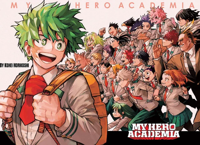 پوستر رسمی انیمه My Hero Academia