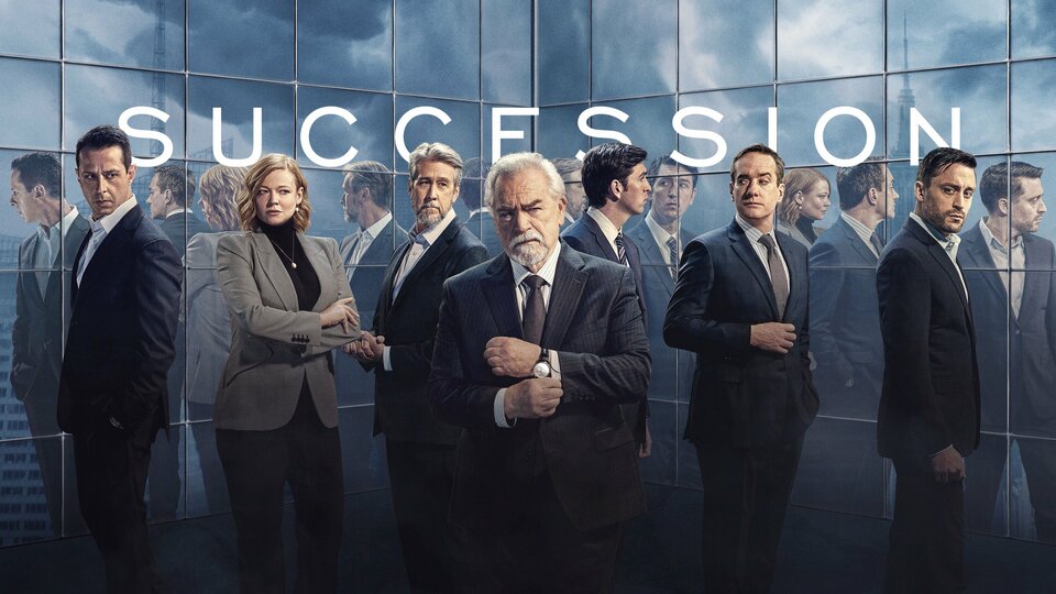 پوستر سریال وراثت (Succession) با حضور خانواده روی در یک قاب مجلل