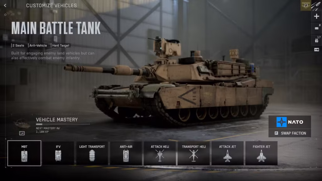 بهترین لوداوت‌های وسایل نقلیه در بتلفیلد ۶