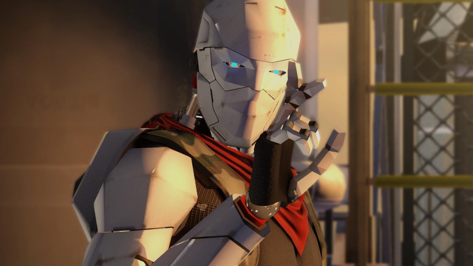 یک ربات انساننما در بازی اکشن علمی-تخیلی Binary Domain