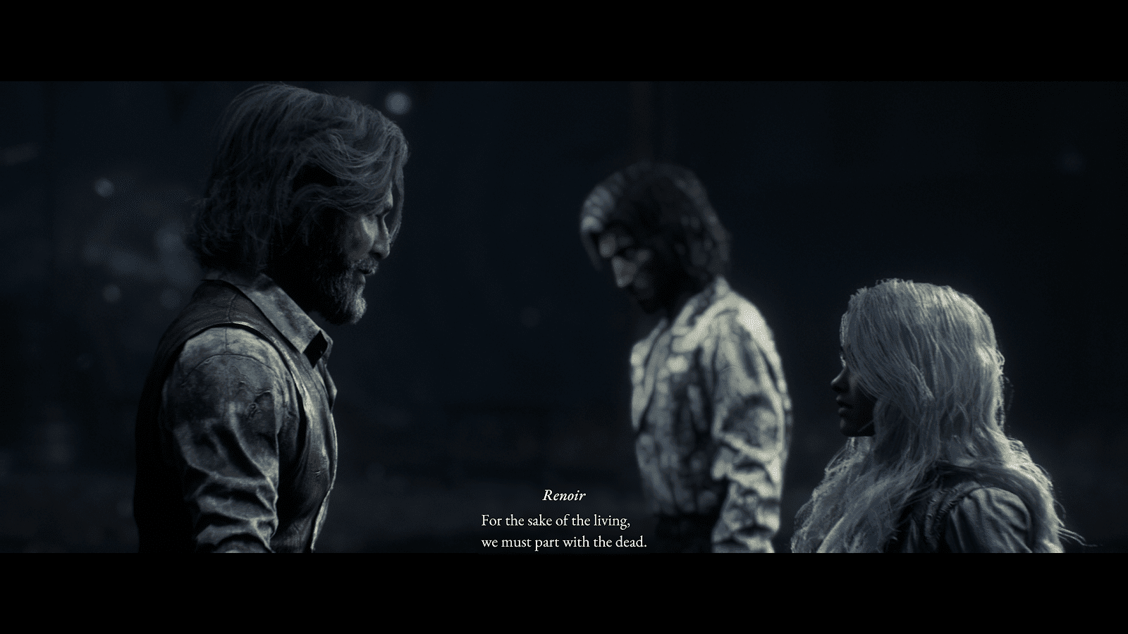 خانواده دسندر در حال سوگواری در پایان مربوط به انتخاب ورسو