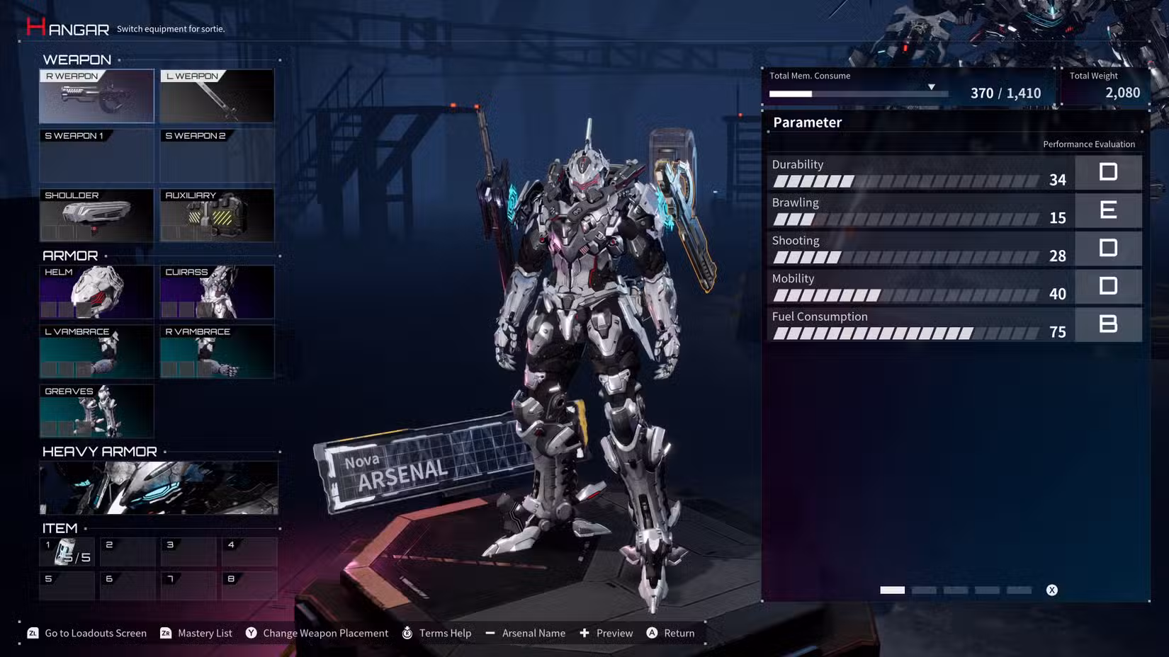 رابط کاربری شخصیسازی آرسنال در آشیانه