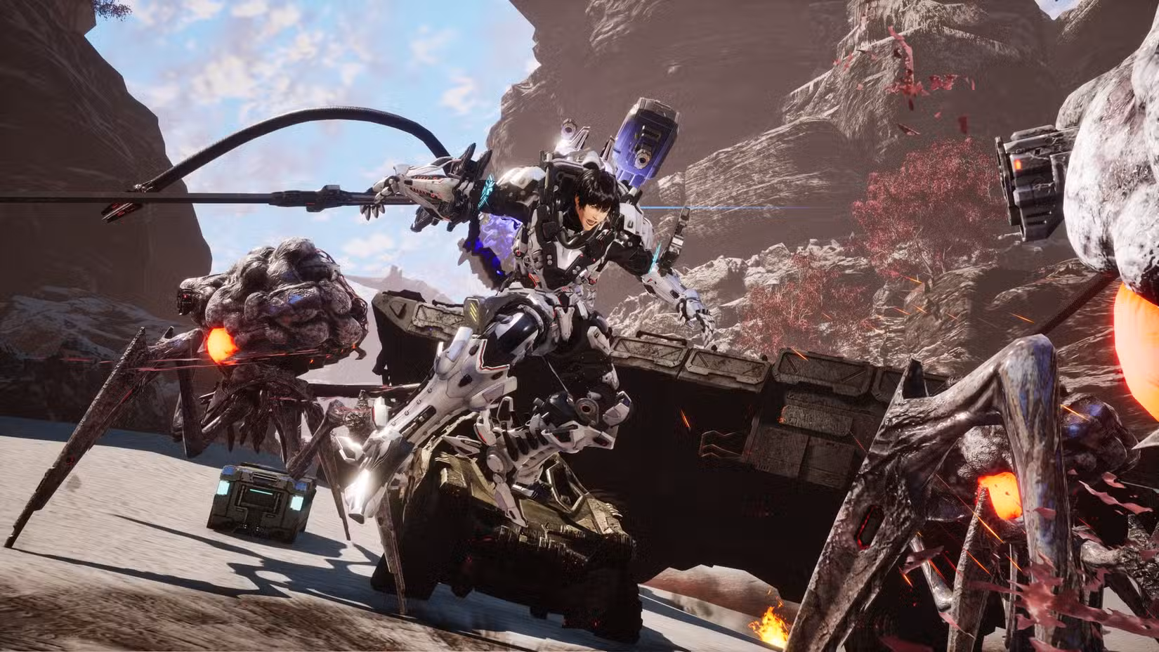 نمایی از مبارزات داستانی در بازی دیمن ایکس مکینا: تایتانیک سایون