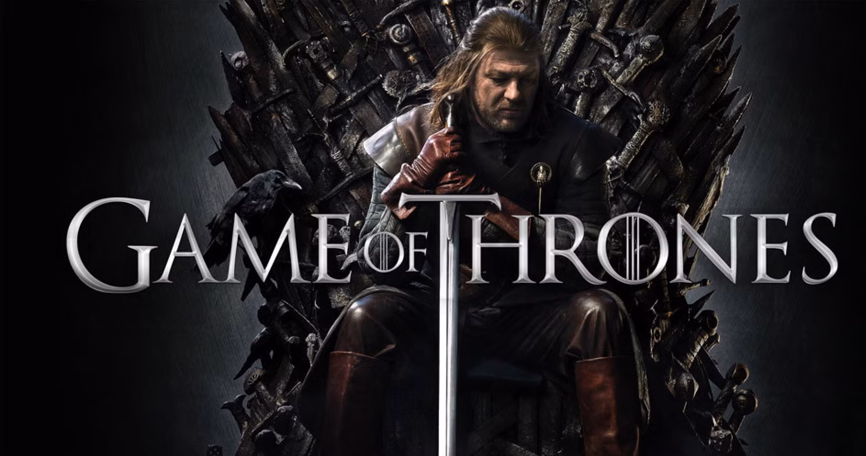 پوستر سریال بازی تاج و تخت (Game of Thrones) با تصویر تخت آهنین