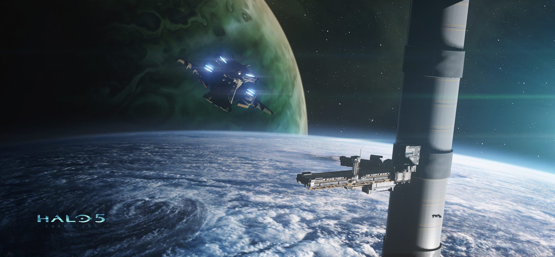 یکی از سیاره‌های زیبا و عجیب در بازی هیلو ۵