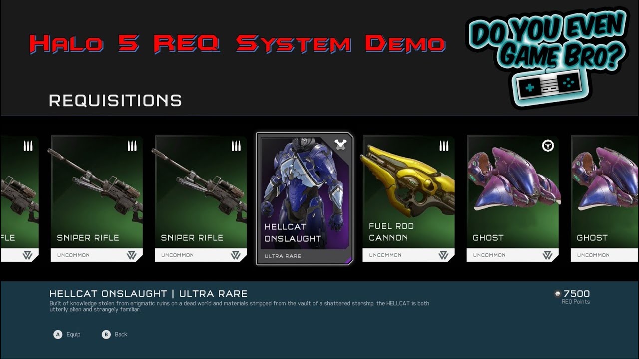 سیستم کارت‌های Requisition در بخش چندنفره هیلو ۵