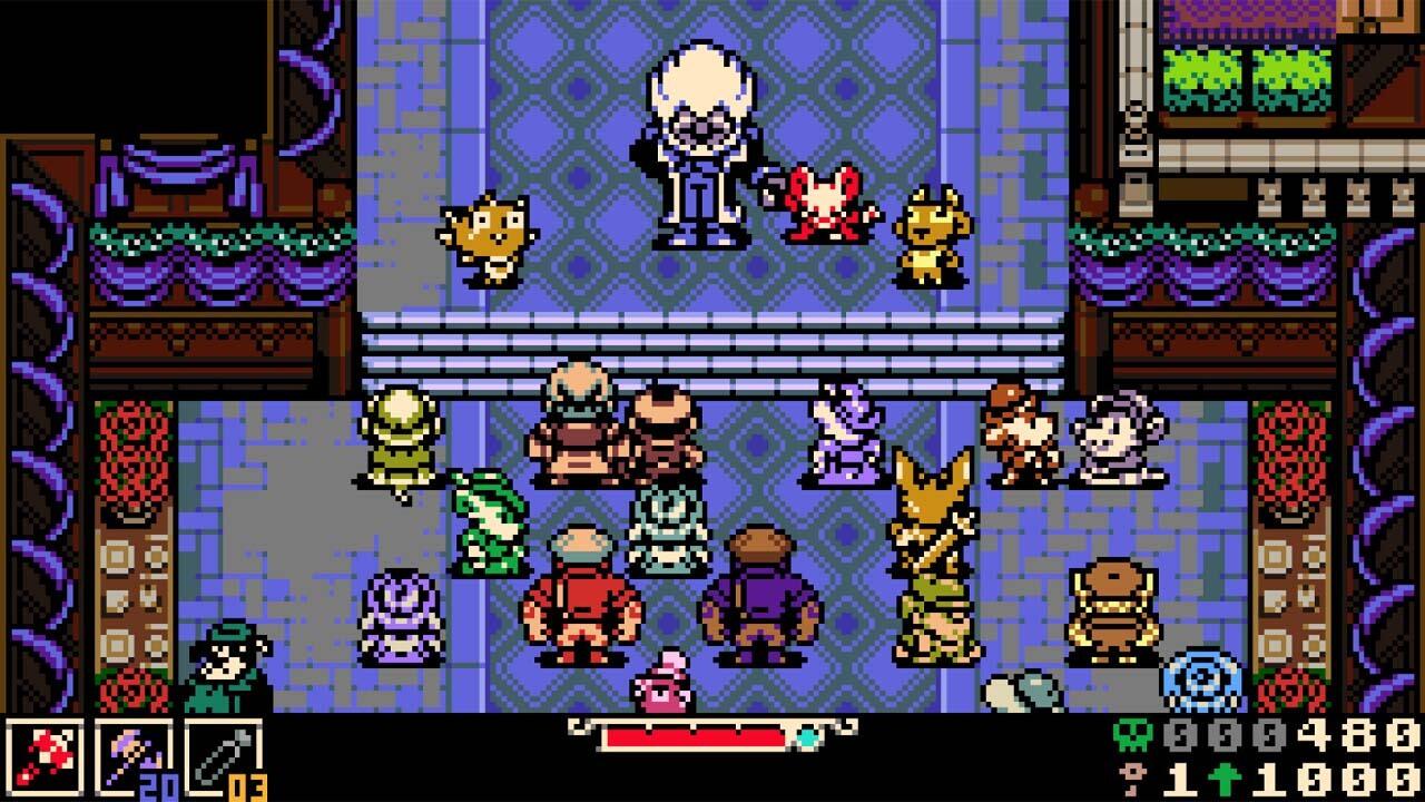 گیم‌پلی پیکسلی بازی Mina the Hollower