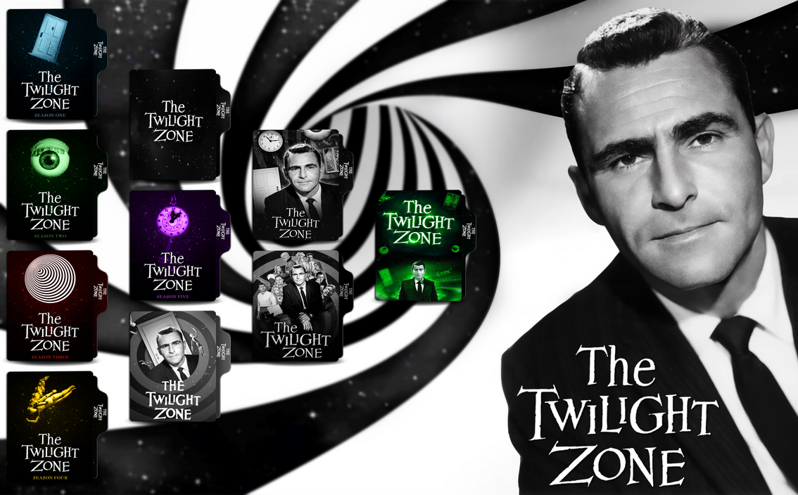 پوستر کلاسیک سریال منطقه گرگ و میش (The Twilight Zone) نسخه ۱۹۵۹