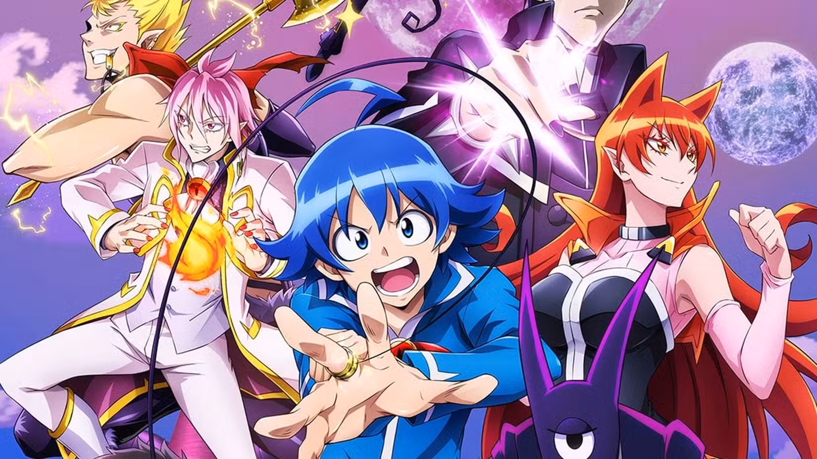 ایروما سوزوکی به همراه دوستان شیطان خود، کلارا و آلیس، در انیمه "به مدرسه شیاطین خوش آمدی! ایروما-کون".