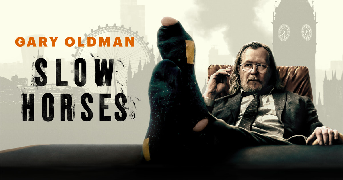 نمایی از سریال جاسوسی اسب‌های آرام (Slow Horses) با حضور بازیگران اصلی