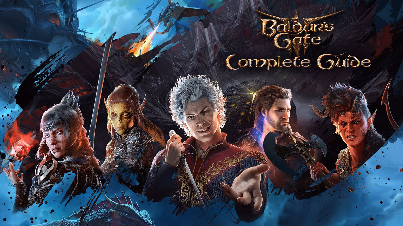 گروهی از ماجراجویان در بازی Baldur's Gate 3.