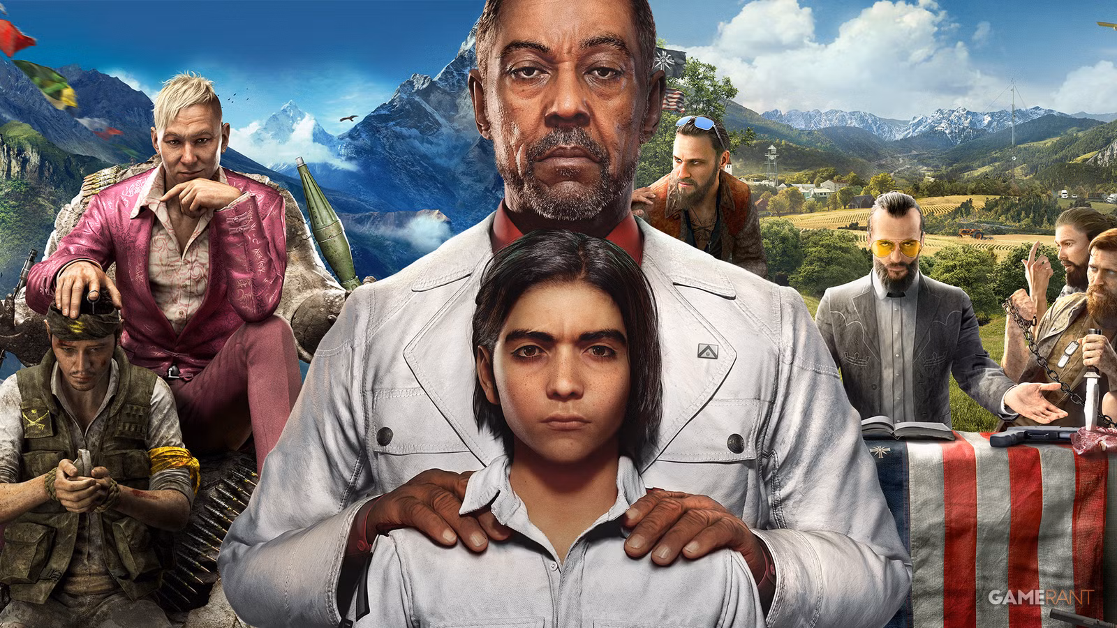 صحنهای از اکشن و جنگ چریکی در دنیای وسیع بازی Far Cry 6.