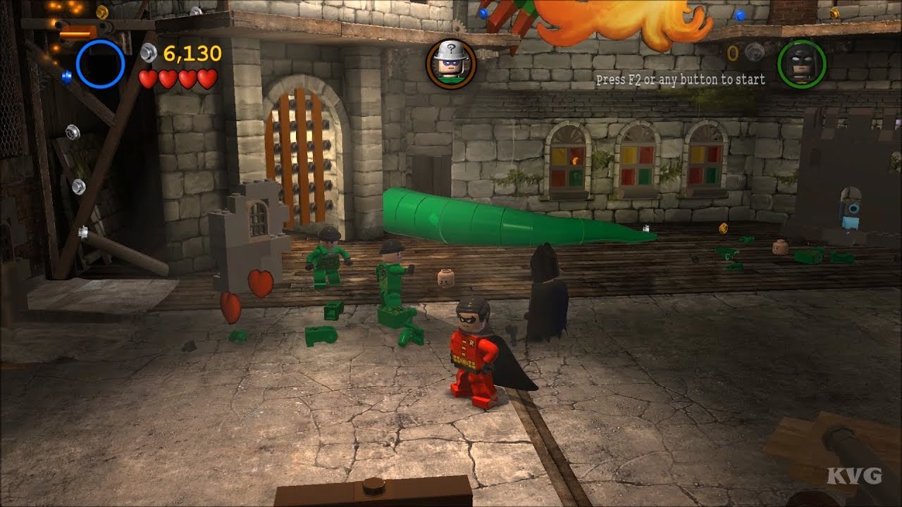 لگو بتمن و سوپرمن در بازی LEGO Batman 2.