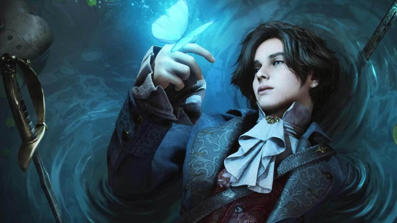 شخصیت P در بازی Lies of P با دست مکانیکی خود