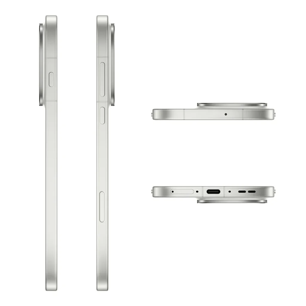 گوشی اوپو فایند X9 پرو از زاویه بالا که انحنای لبههای نمایشگر و طراحی بدنه را نشان میدهد.