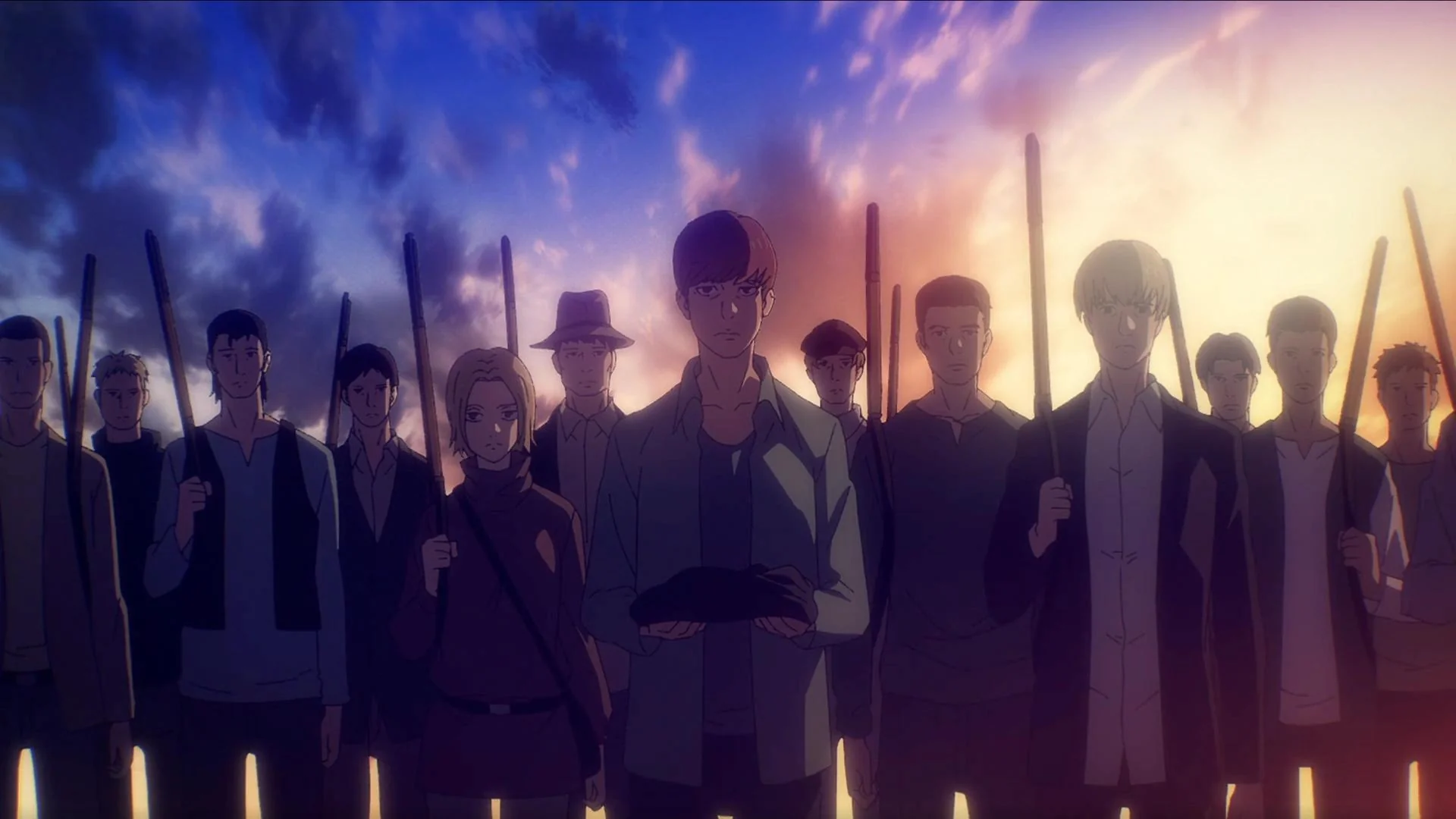 فلوک فورستر در حال رهبری یگریستها با یونیفرم جدید