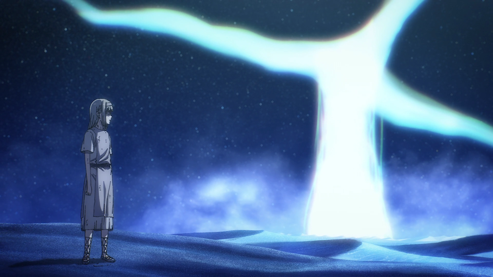 یمیر فریتز در حال ساختن تایتان از شن و ماسه در «مسیرها»