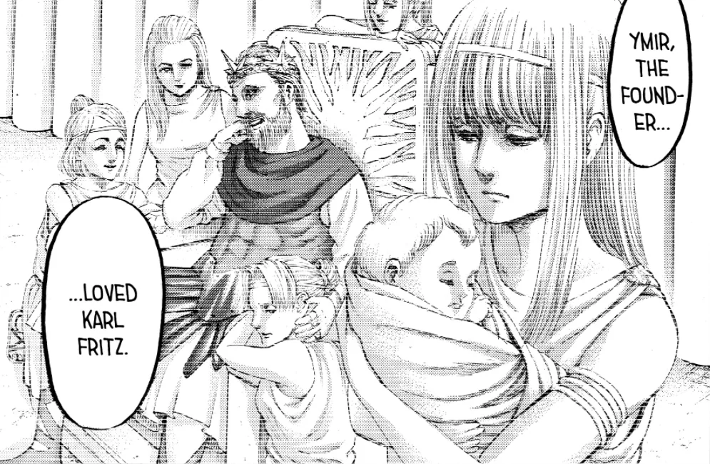 یمیر فریتز در حال نگاه کردن به پادشاه فریتز با ترکیبی از ترس و اطاعت