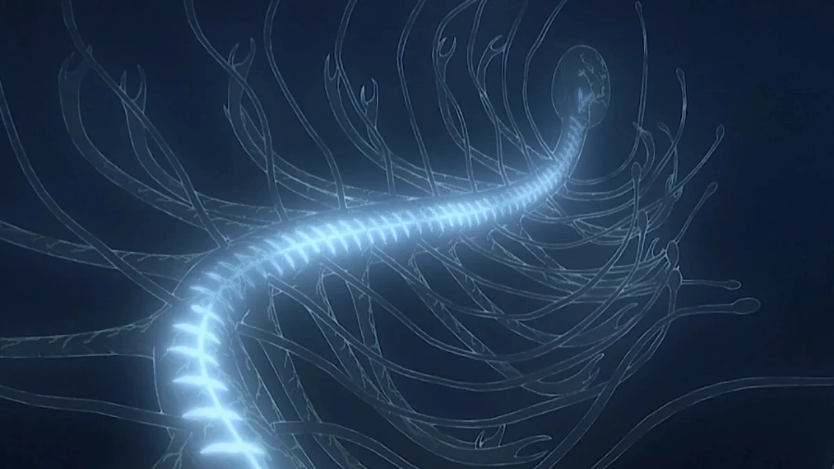 یمیر فریتز در حال سقوط در آب و تماس با منبع تمام مواد زنده